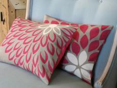 Easy-Sew Pillows Add Color to Any Room 
