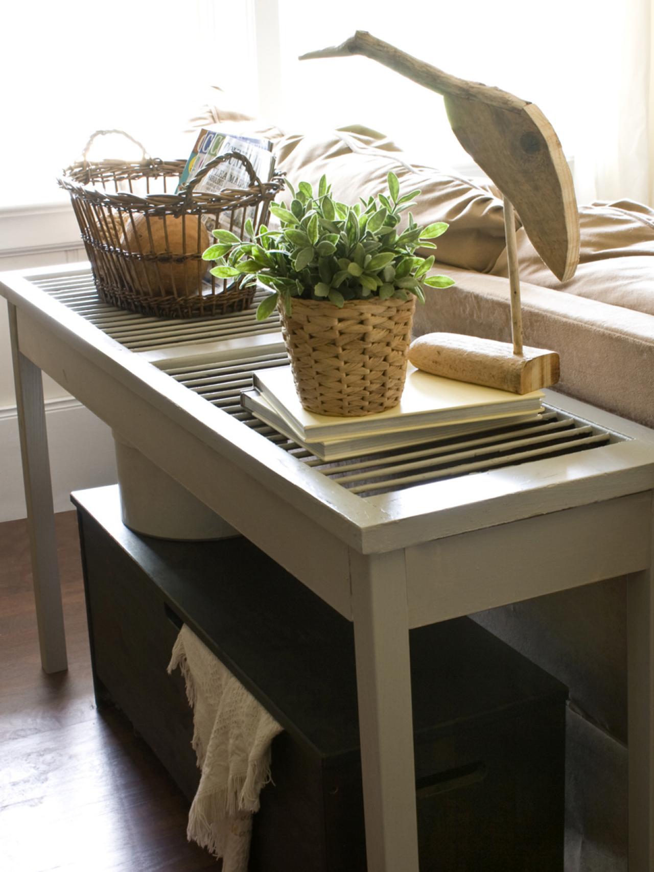 Build A Shutter Console Table HGTV