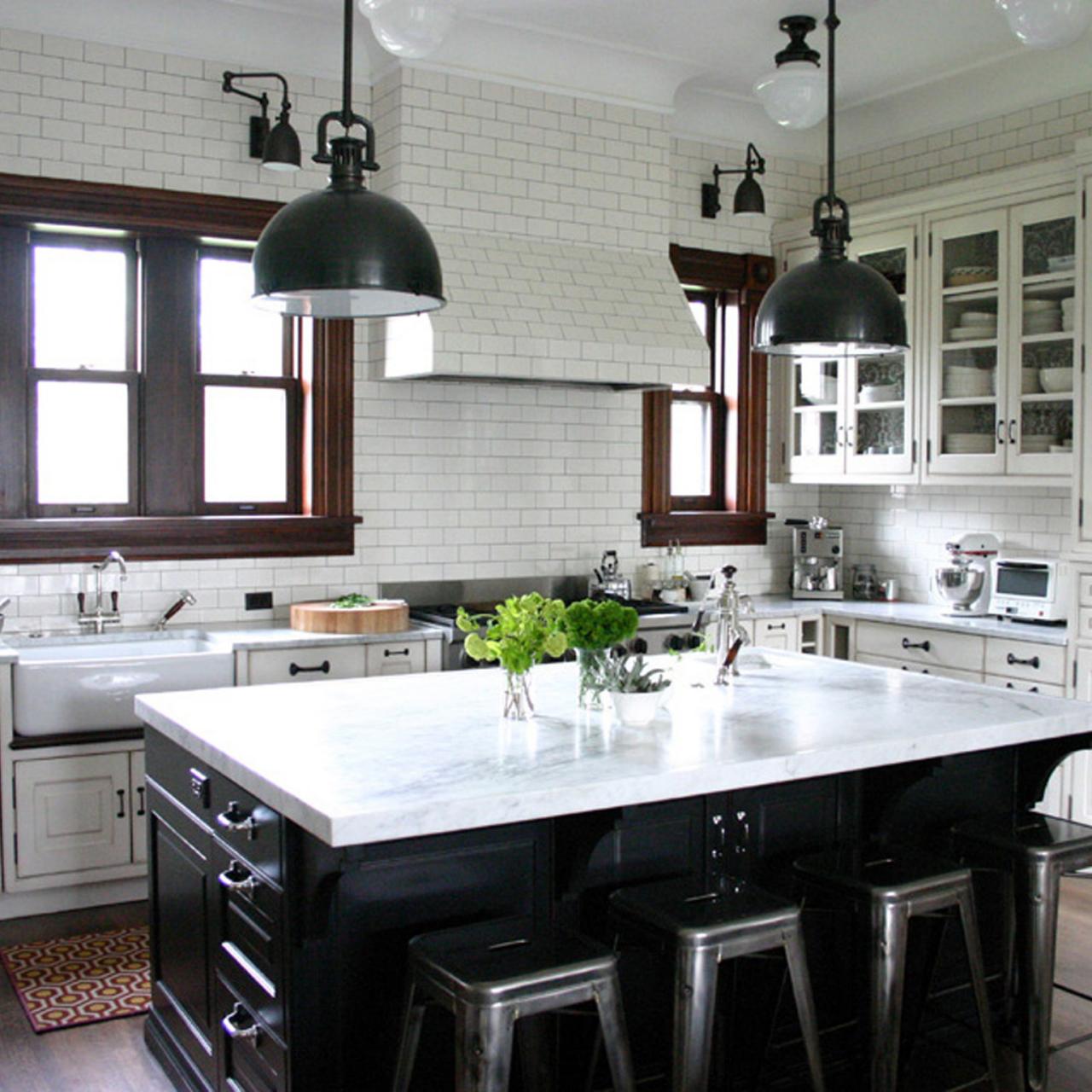 Our Favorite Black and White Kitchens on Instagram