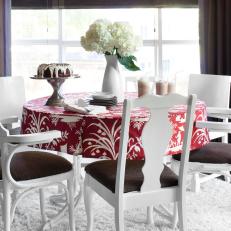 Eclectic Dining Room With Upcycled Mismatched Chairs 