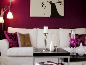 Purple Living Room