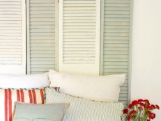 Shutter headboard