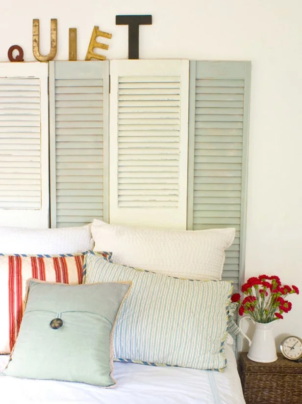 Shutter headboard