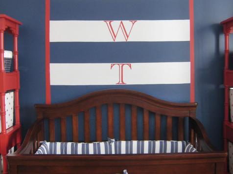 How to Create a Painted Kids' Room Monogram