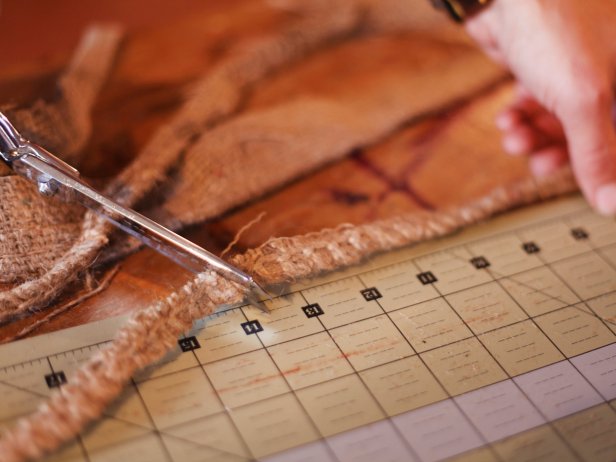 Cutting Burlap Handles