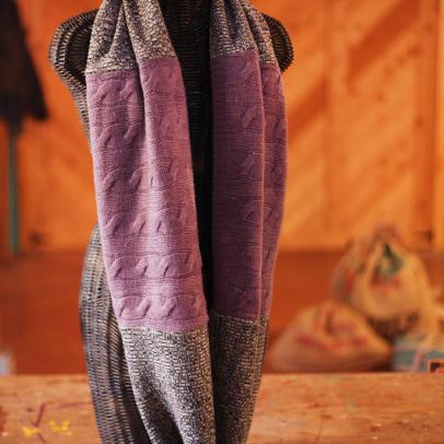 Recycled Sweater Scarf | HGTV