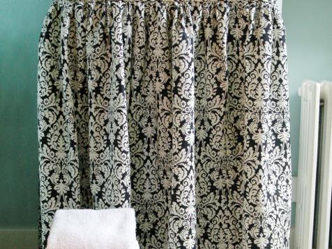 How to Make a Sink Skirt