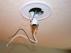 How To Relocate A Ceiling Fixture, How To Convert A Light Fixture Ceiling Fan