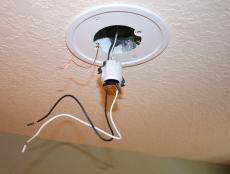 How To Relocate A Ceiling Fixture Hgtv