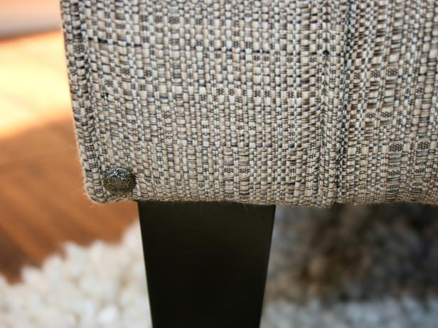 One Nail Head on Corner of Upholstered Chair