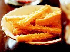 Plate of Cheese Straws 