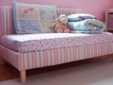 DIY Upholstered Toddler Daybed