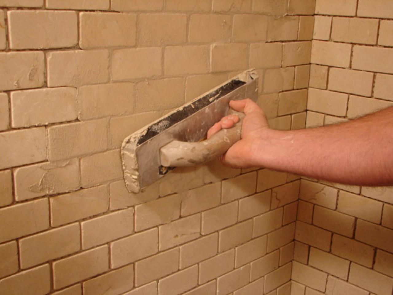 Install Tile In A Bathroom Shower, How To Install Large Tiles On Shower Wall