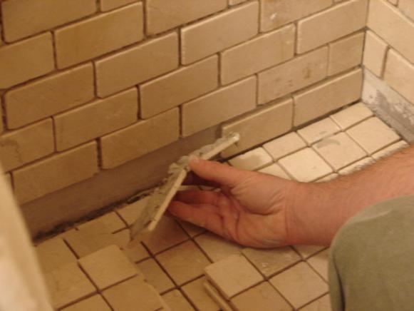 To Install Tile In A Bathroom Shower, Tiling A Shower Floor Or Wall First