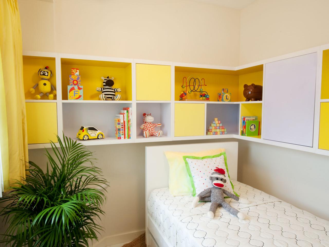 kids bedroom wall storage
