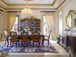 Chandelier Lights Immaculate Dining Room Decor