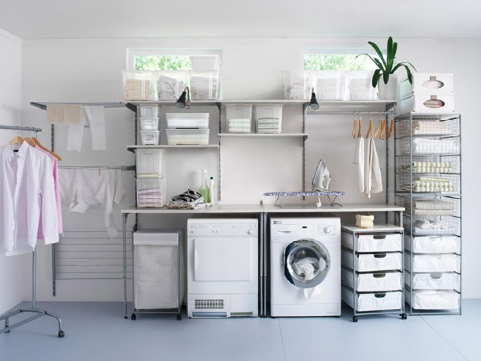 10 Clever Storage Ideas For Your Tiny Laundry Room Hgtv S