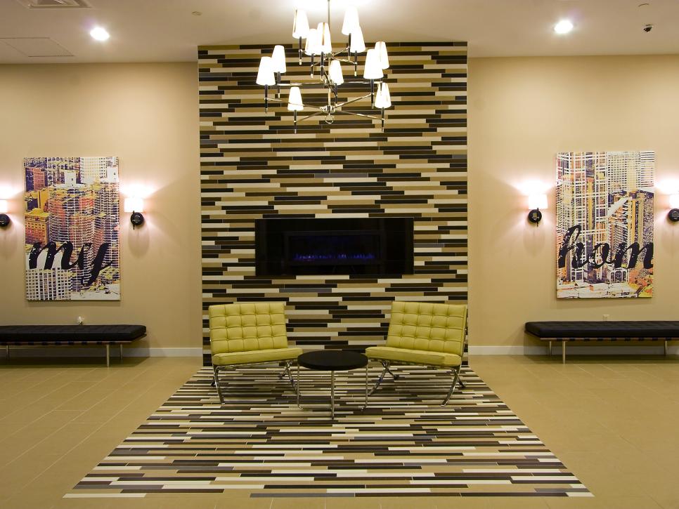 10 Colorful Tile Fireplaces Hgtv