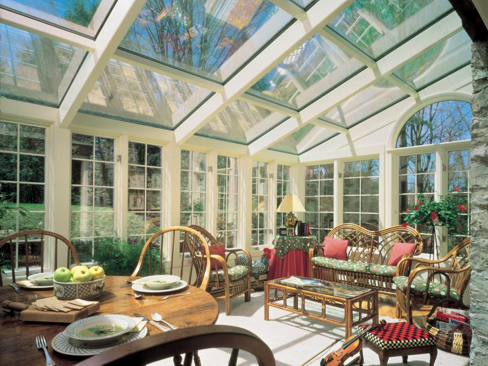 Sunrooms And Conservatories, Best Furniture For 4 Season Room