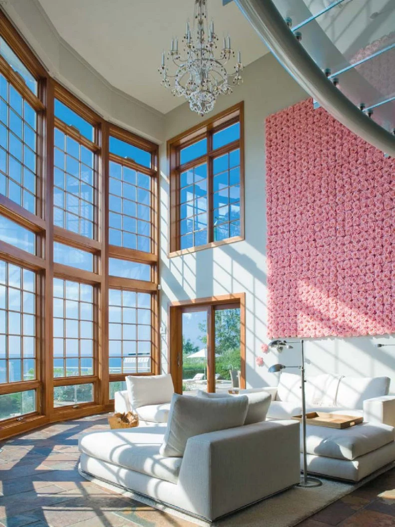 Grand Transitional Living Room