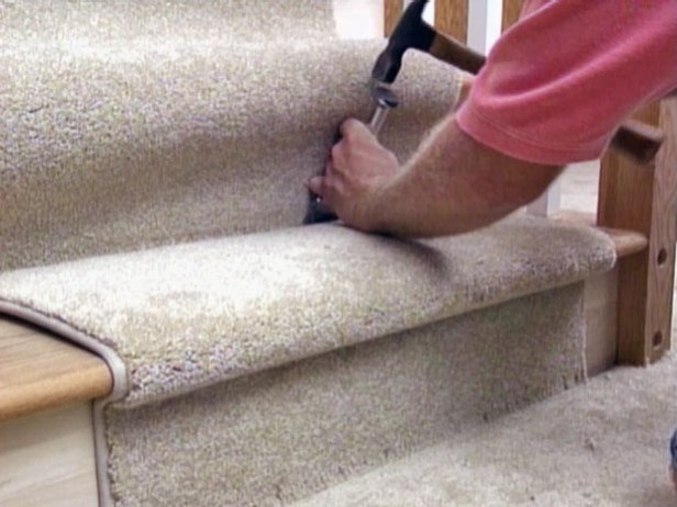 How to Install a Carpet Runner on Stairs | HGTV