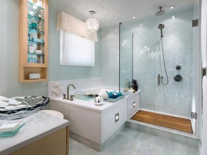 Corner Bathtub Design Ideas Pictures Tips From - Small Bathroom With Corner Bath And Separate Shower