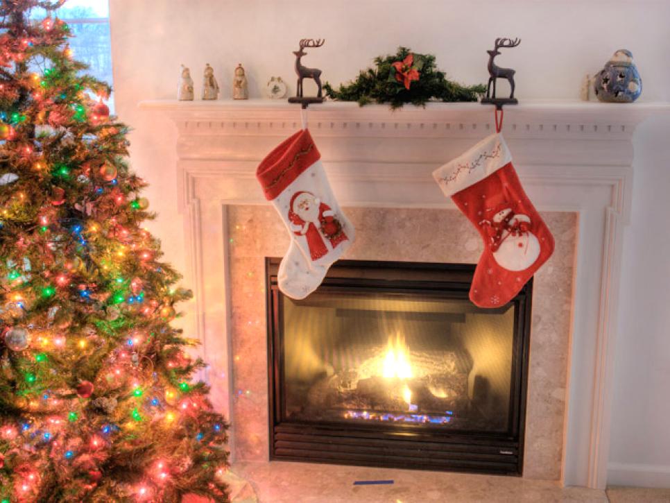 Deck The Fireplace With Holiday Decor Hgtv