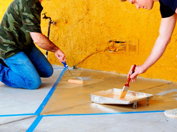 How To Stain Concrete Floors