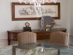 Mirrored Dining Room Table