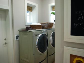 Spare Closet with a Laundry Station 