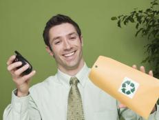 Recycling, Cell Phones and Grass Makes One Happy