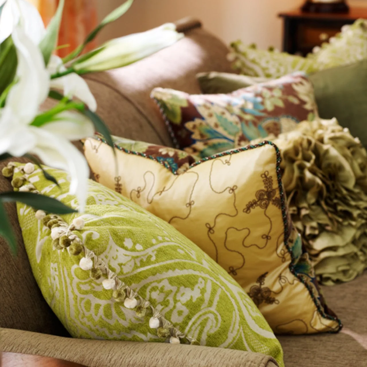 Decorating with Pillows HGTV