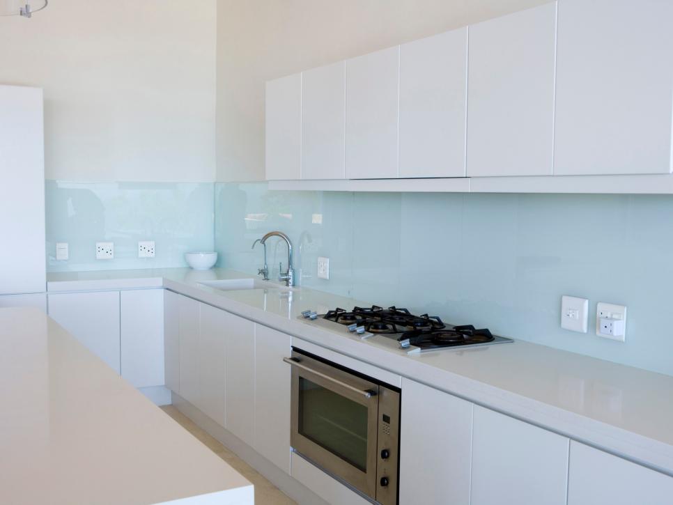 cooktop in white kitchen HGTV