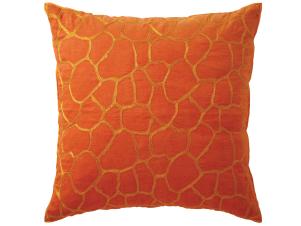 pillow Giraffe persimmon