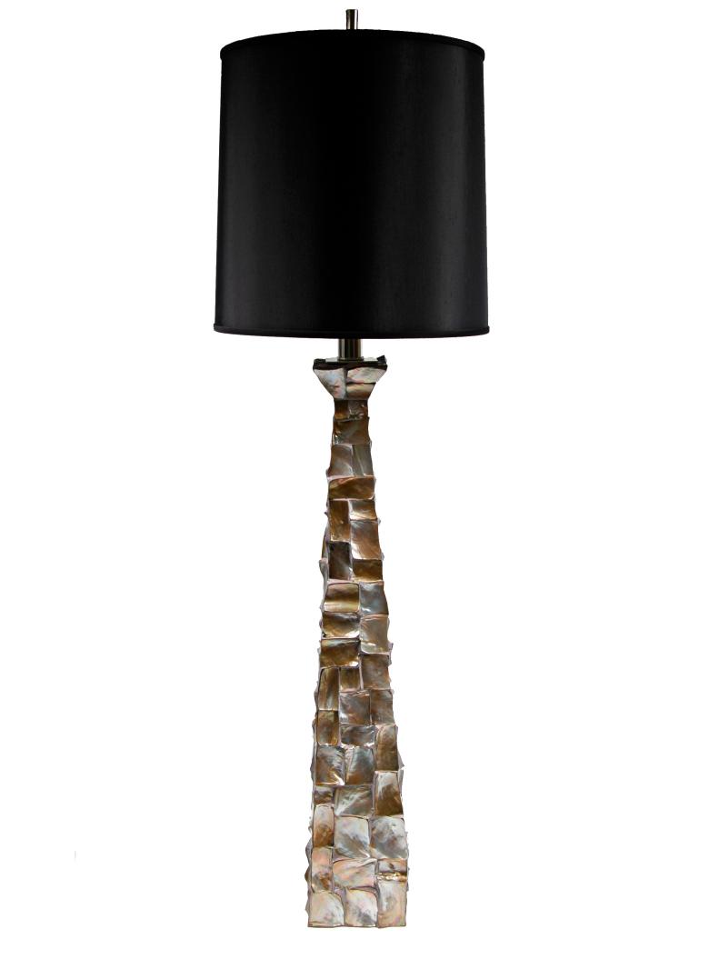 Geometric Seashell Lamp
