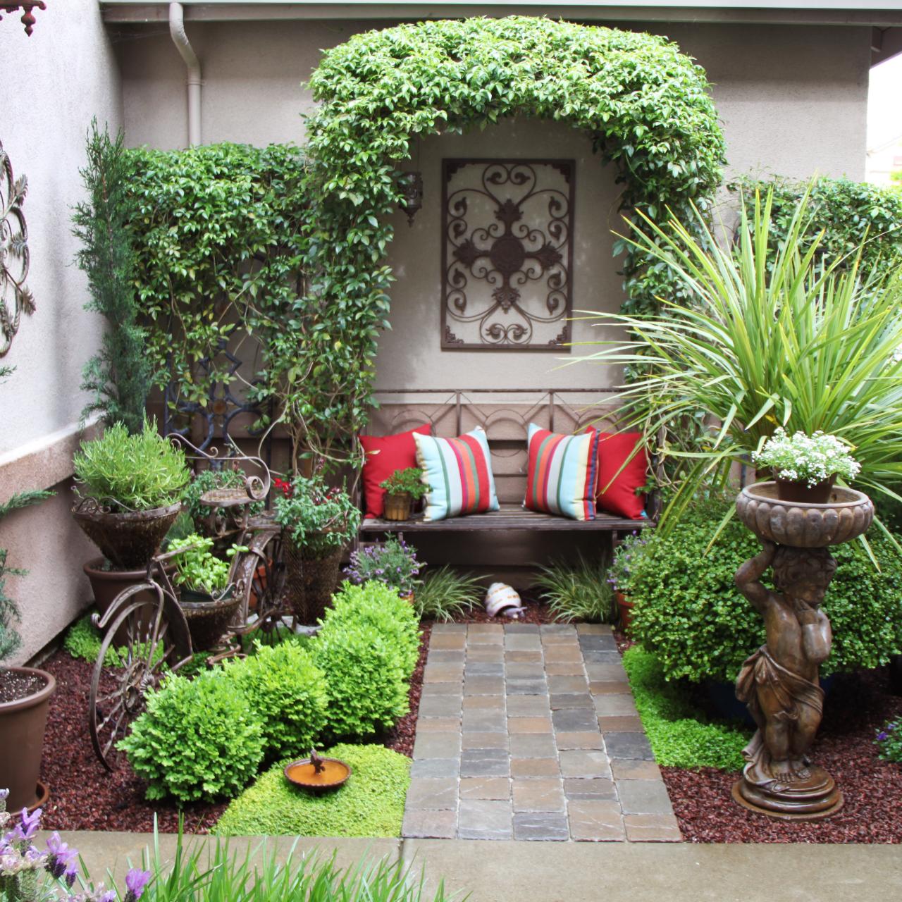 Courtyard Garden Design Ideas Hgtv