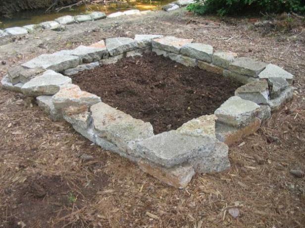 How To Build A Stone Raised Bed, How To Build A Rock Garden Bed