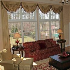 Photos Hgtv Gold And Burgundy Formal Living Room