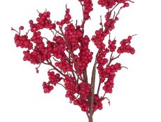 Red Berry Branches For Holiday Decor