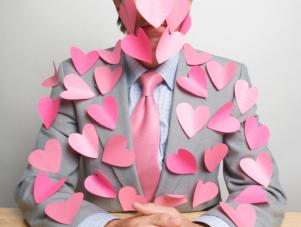 Pink Paper Hearts