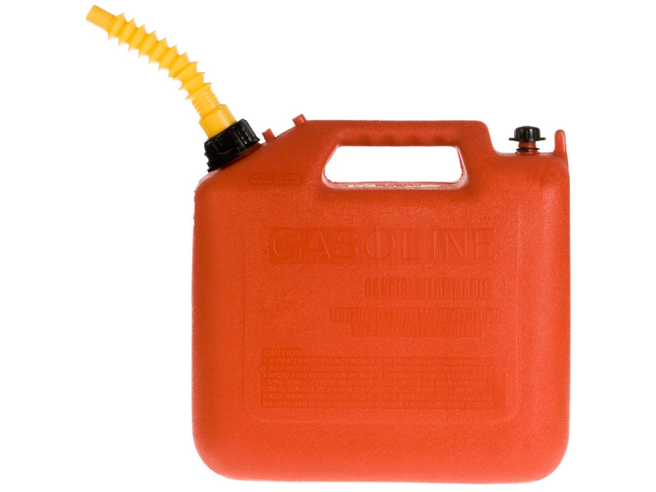 how to safely store gasoline in a garage