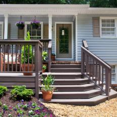 Photos Hgtv Extended Deck Creates Beautiful Home Entrance