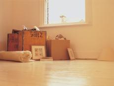 Laminate Flooring With Boxes