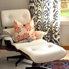 White Eames Lounge Chair 