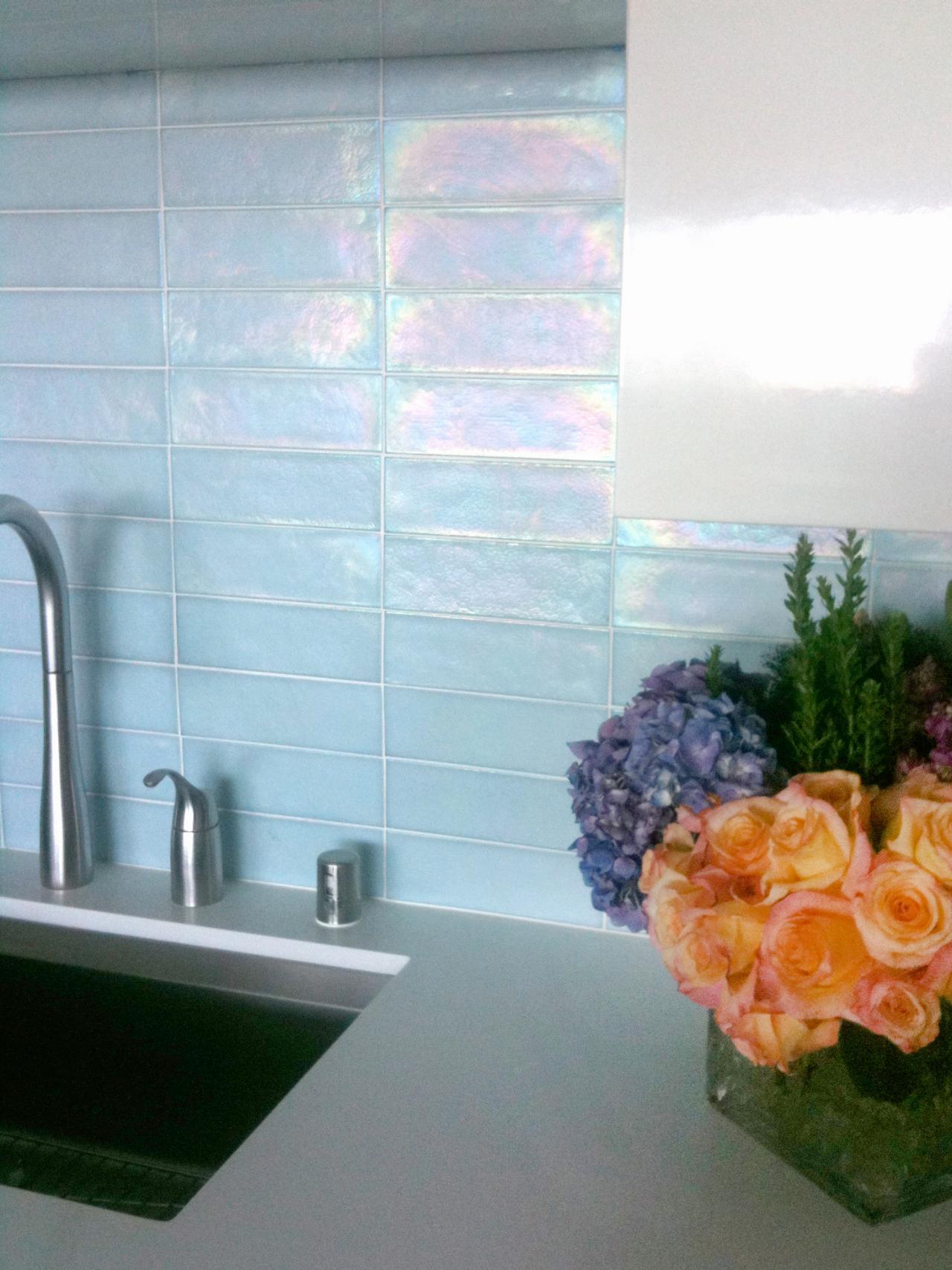 Kitchen Update: Add a Glass Tile Backsplash | HGTV