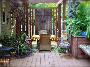 Asian Inspired Patio Space