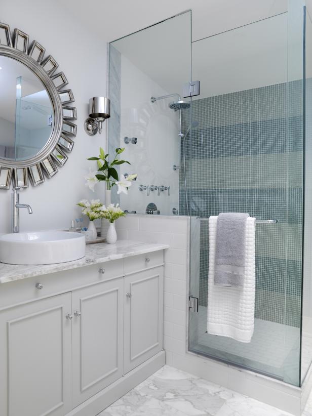 15 simply chic bathroom tile design ideas | hgtv