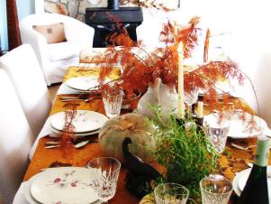 Thanksgiving Table and Centerpiece