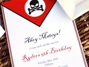 Pirate Birthday Party Invitation