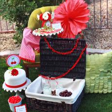Cherry-Themed Outdoor Birthday Party